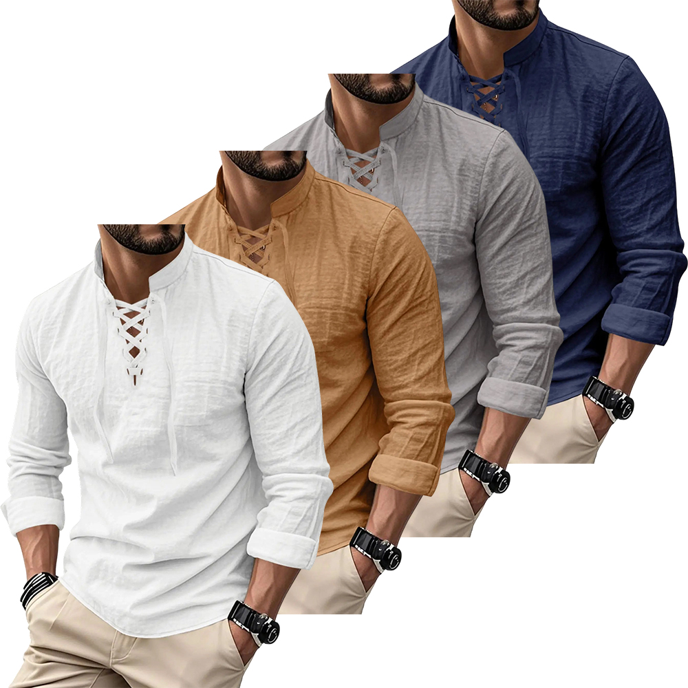 Men's Lightweight Breathable Linen Shirt