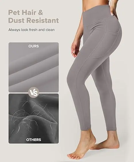 Women's High Waisted Thermal Waterproof Tummy Control Leggings