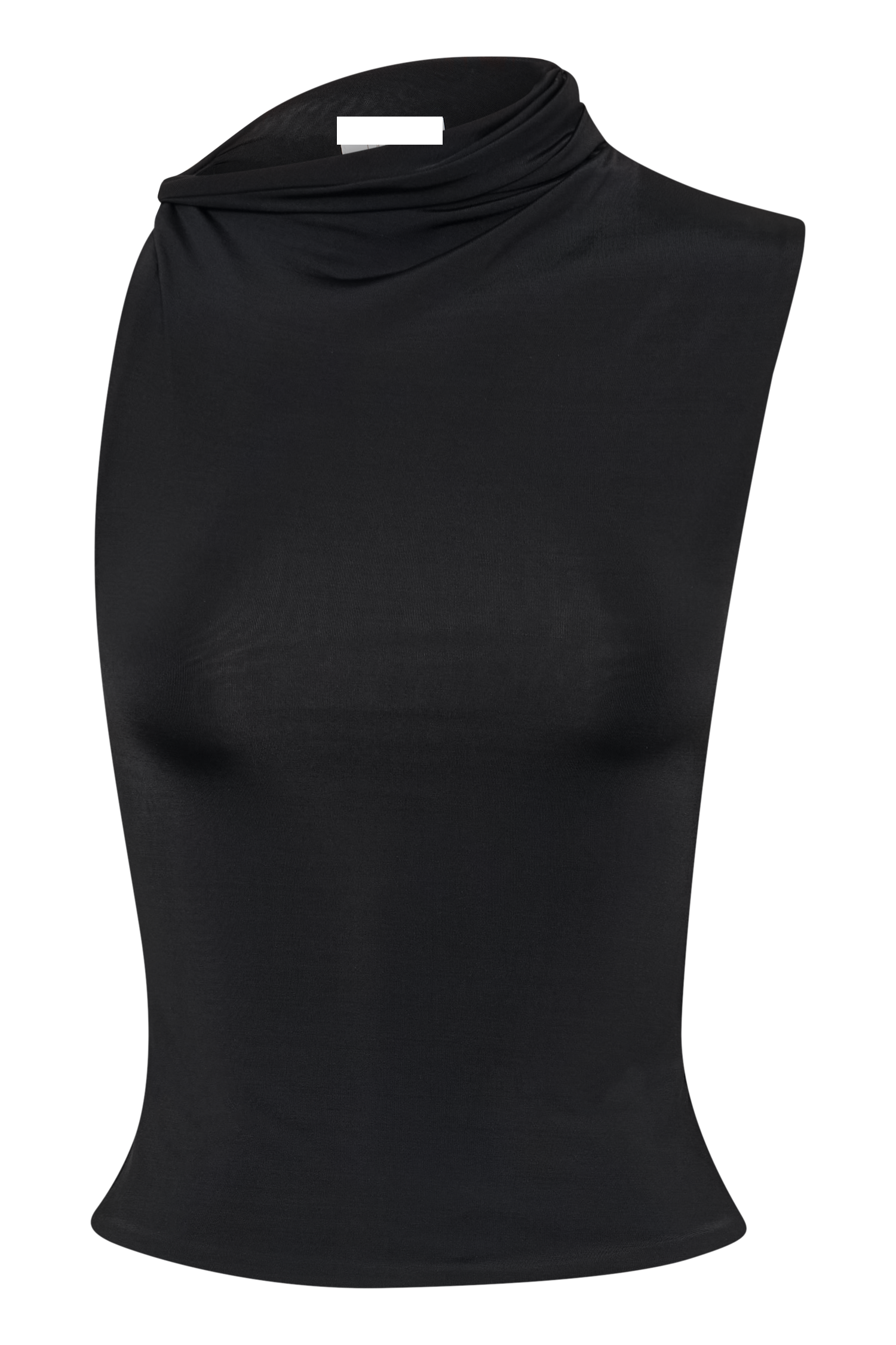 Black Sleeveless Slinky Top
