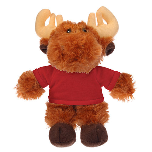 Soft Plush Moose with Tee 8inch