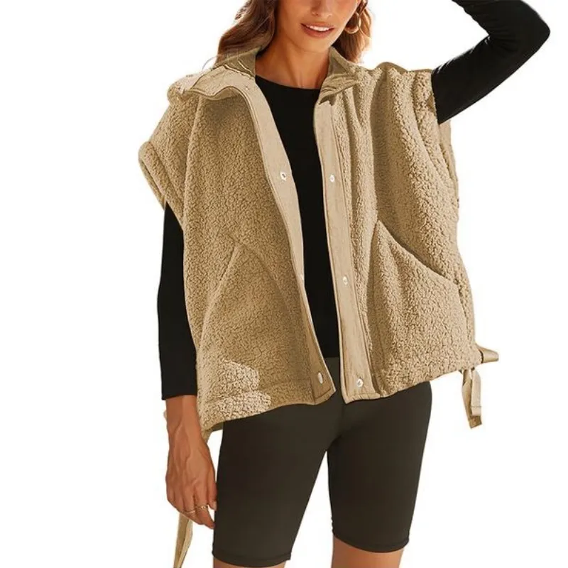 Women Warm Sherpa Fleece Vest