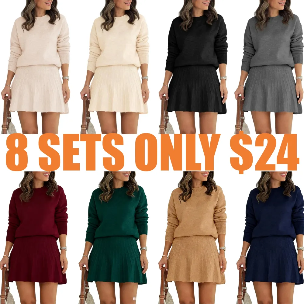 Womens 2 Piece Skirt Sets