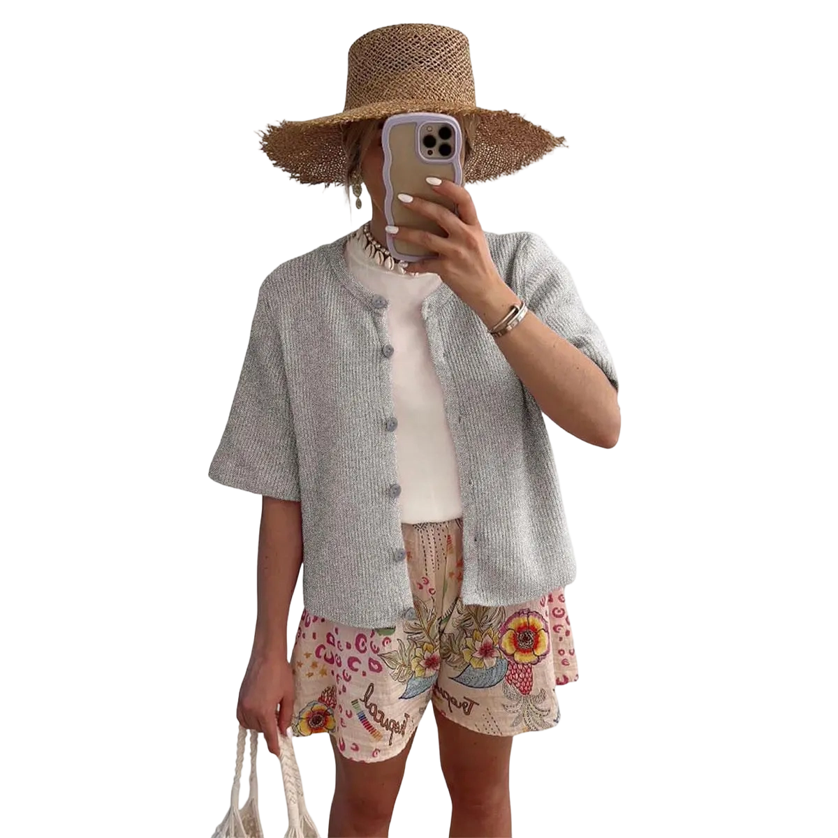 Summer Breeze Women's Short Sleeve Cardigan (XS–5XL)