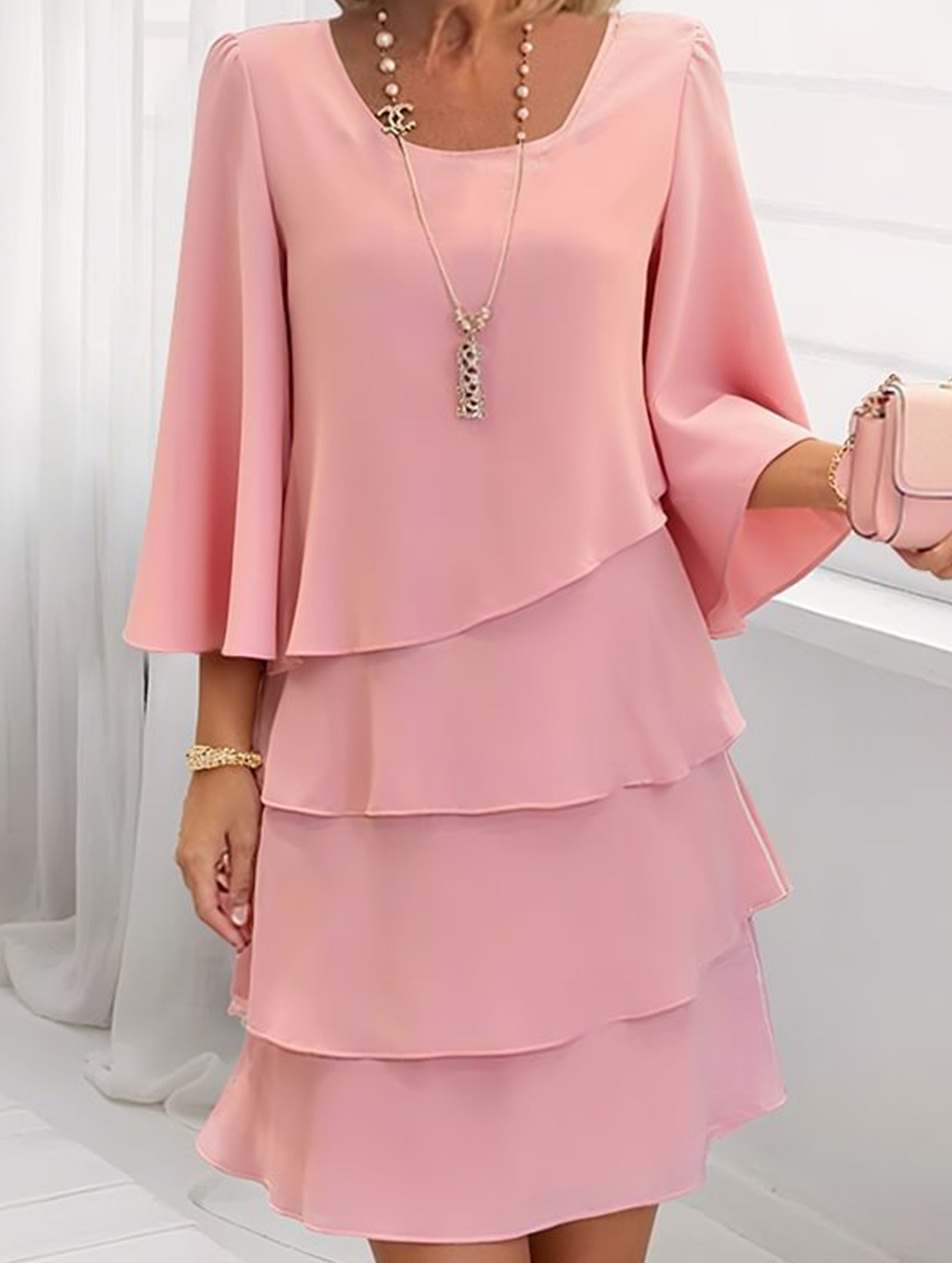 Loose Tiered Cake Dress