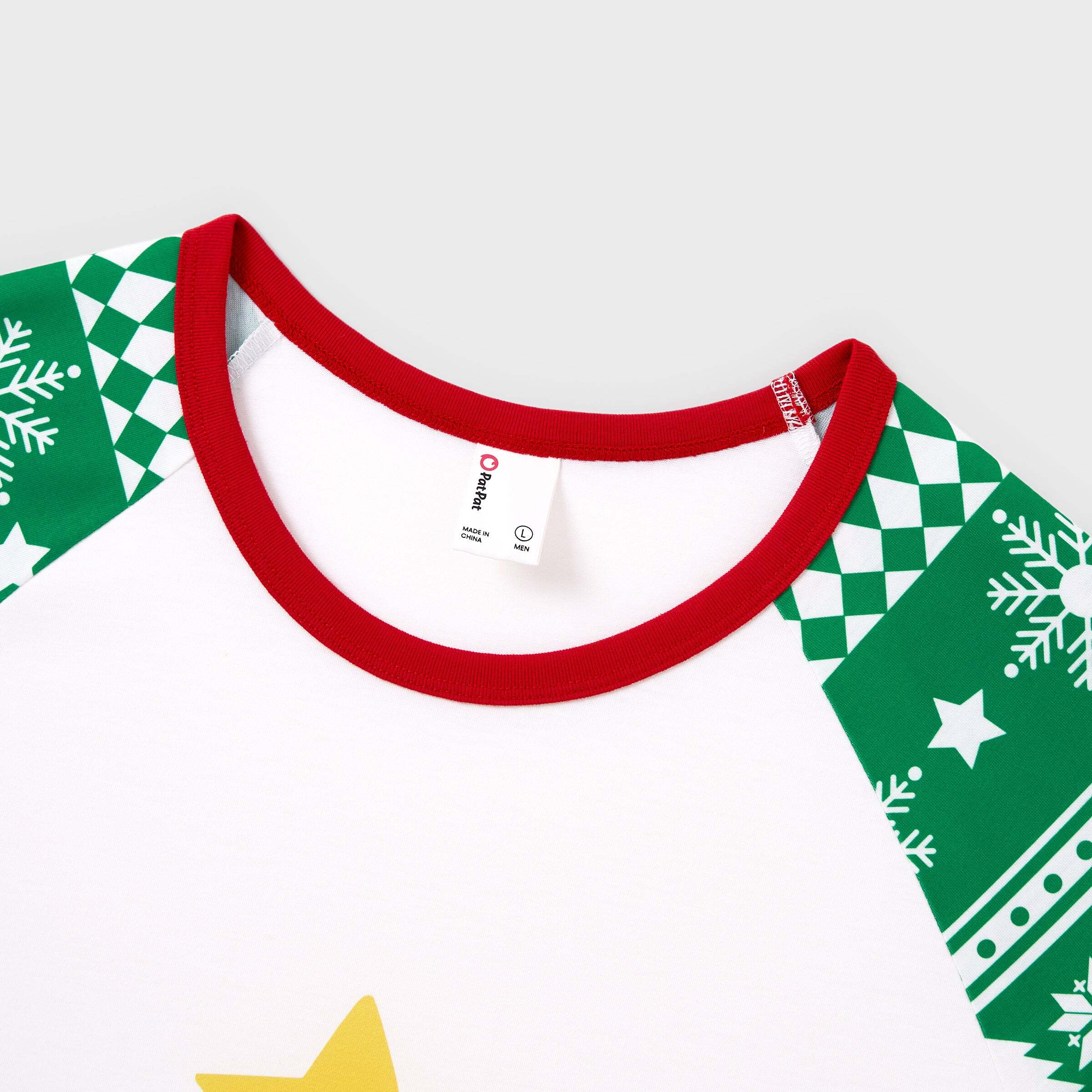 Christmas Matching Family Pajamas Set Gingerbread and Christmas Tree Print Green PJS with Christmas Socks Green