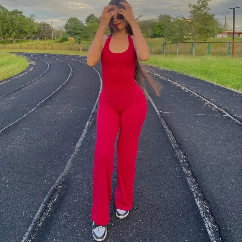 Straight Leg Bottoms Casual Pants