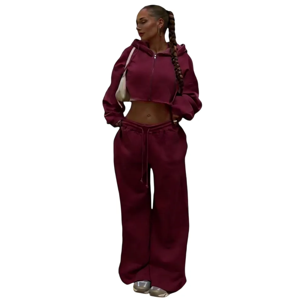 Women's Casual Two-piece Sweatsuit