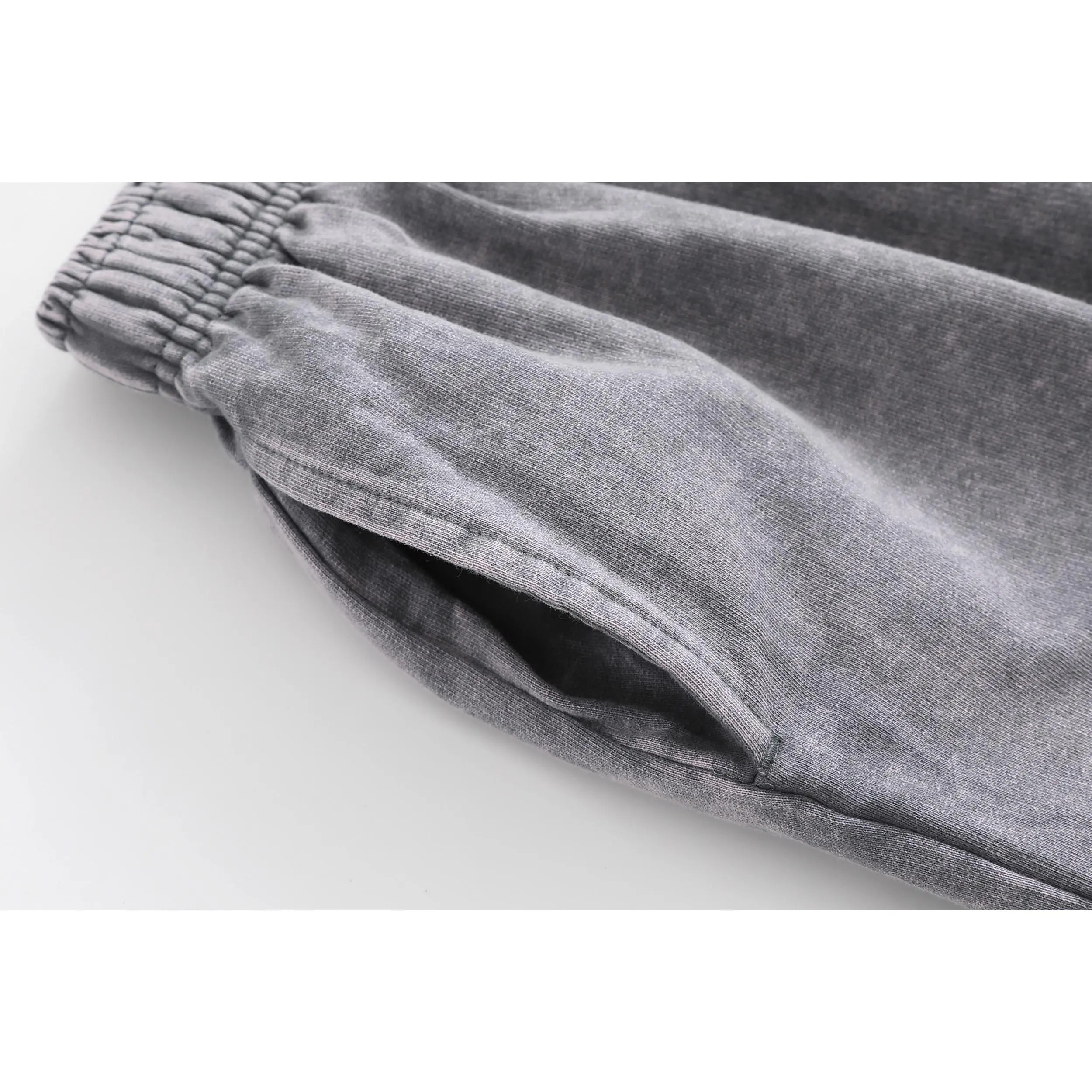 Unisex Acid Washed Vintage Shorts