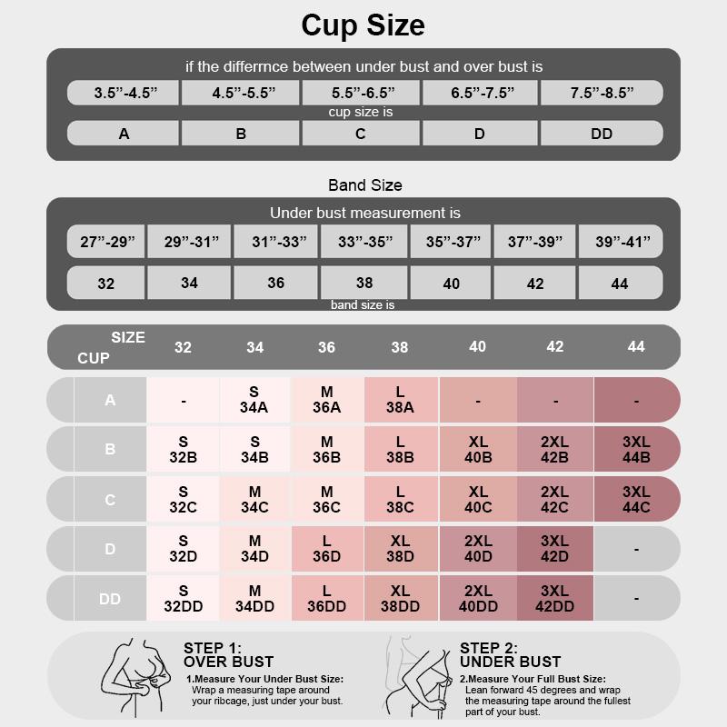 Women’s Wireless Push-Up Deep V Seamless Comfort Bra