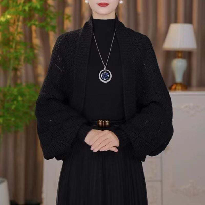 🔥2026 New Fashion🔥Hollow Out Knitted Shawl Coat