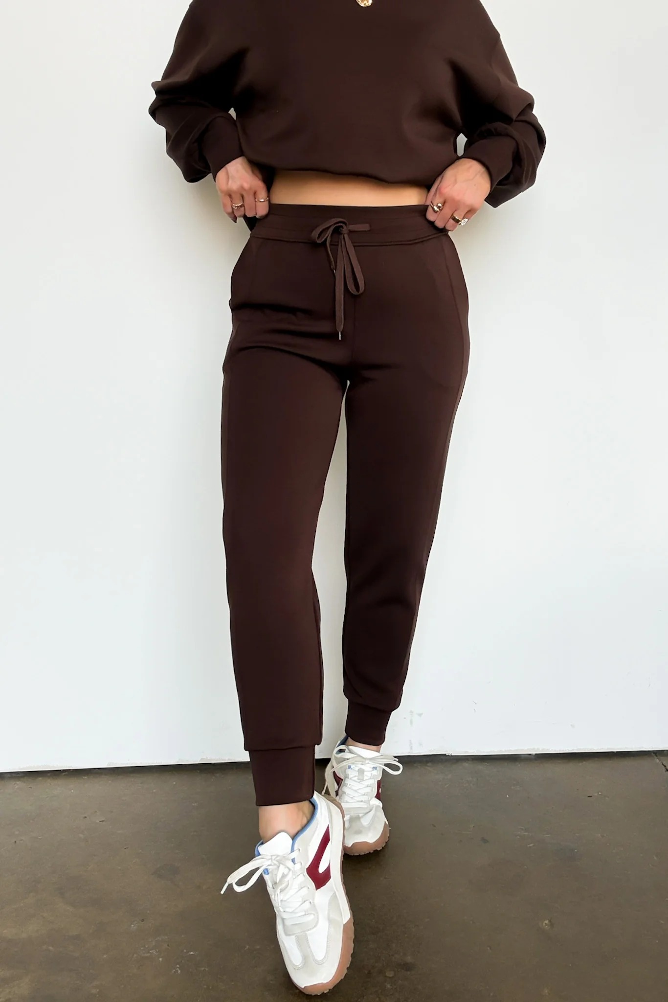 Sporty Chic Knit Joggers