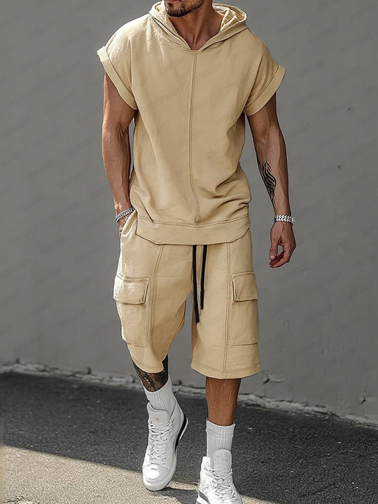 Street Fashion Hooded Summer Set