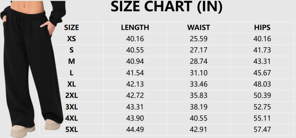 Women's Low Rise Wide Leg Sweatpants