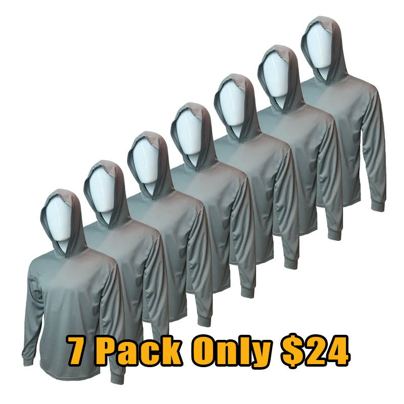 Men’s High-Visibility Quick-Dry Hooded Shirt Set