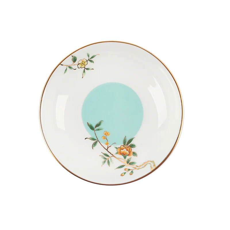 Bone China European Antique Style Bowl and Plate