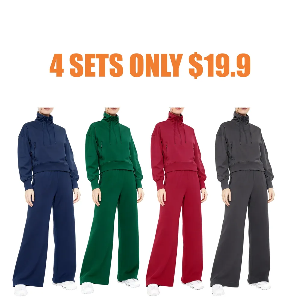 Dynamic Fleece Half-Zip Sweatshirt Sets