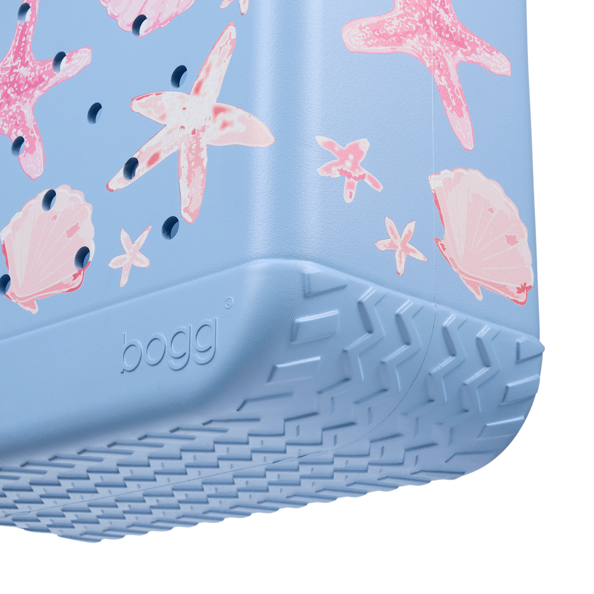 Original Bogg Bag - Carolina Blue Shells and Starfish