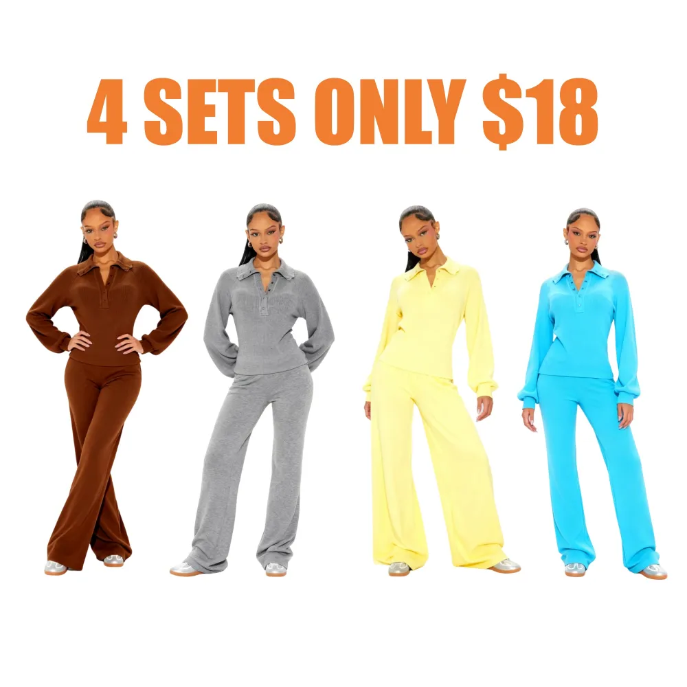 Women's Sweater Pant Set