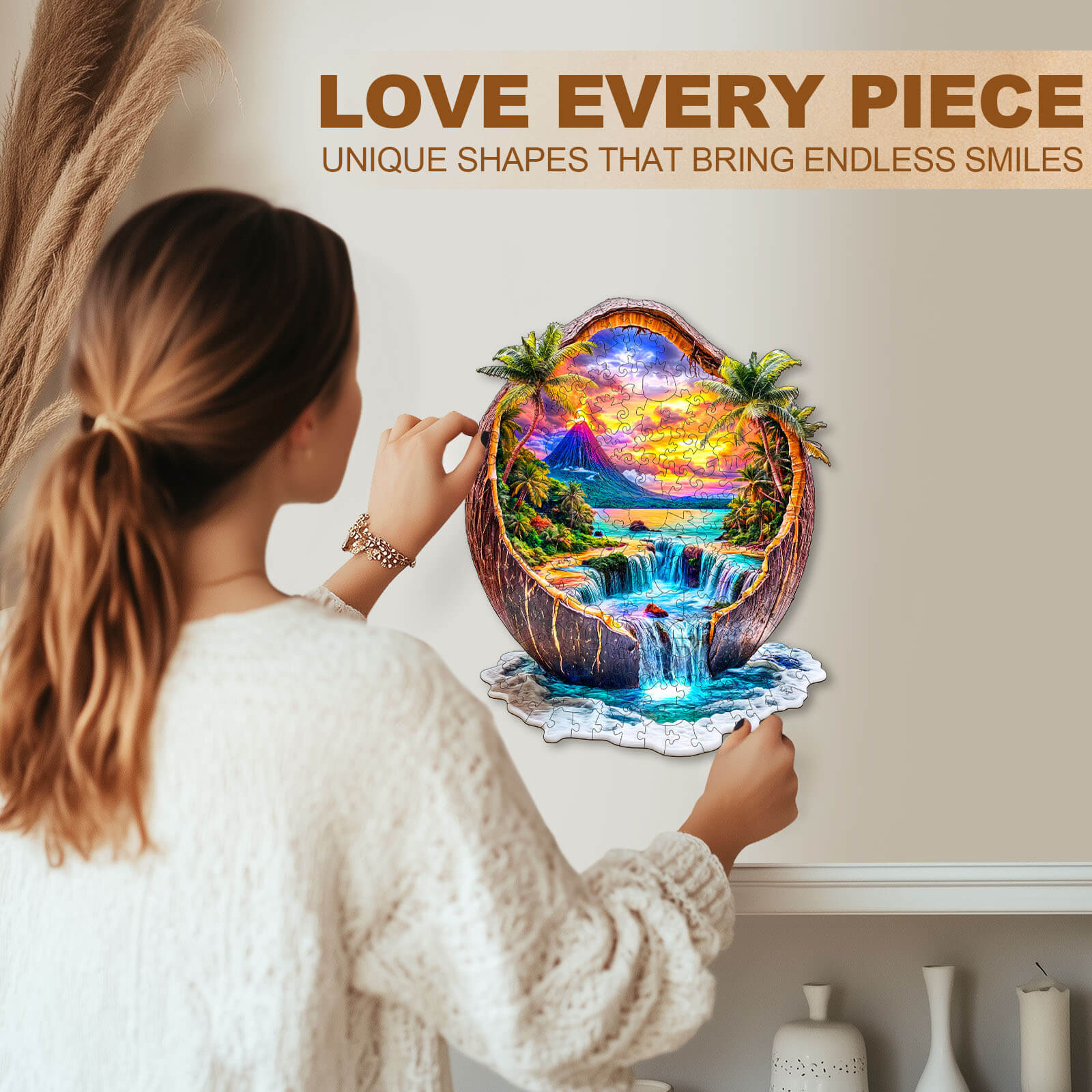 Coconut Dream Wooden Jigsaw Puzzle