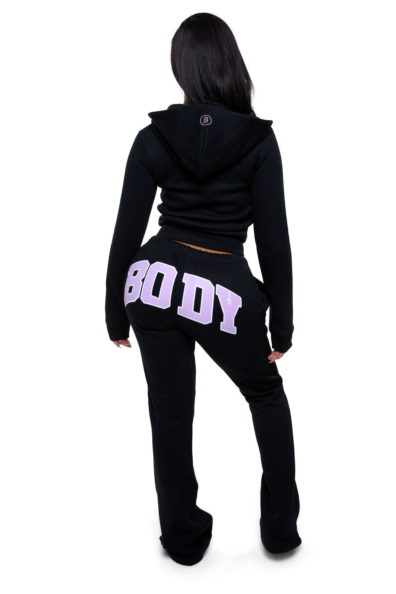 BACKSHOT SWEATPANTS 2.0 (BLACK/PURPLE)