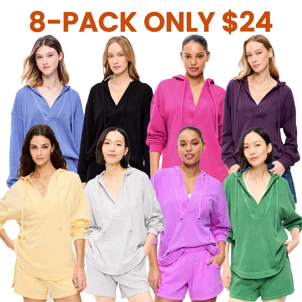 Women's 2 Piece Outfits Oversized Tunic Beach Hoodie  Shorts Set