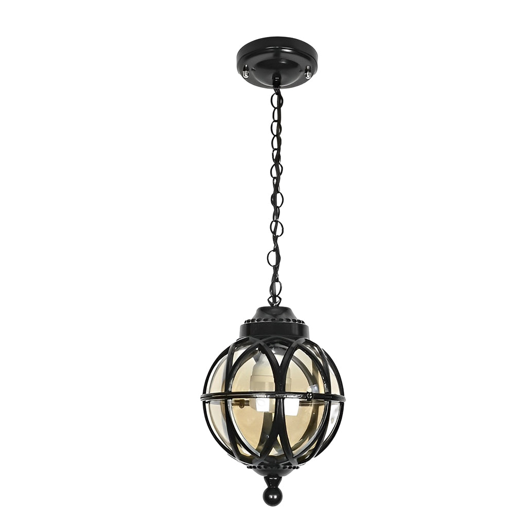 Waterproof Aluminum Glass Ball European-style Outdoor Chandelier Light