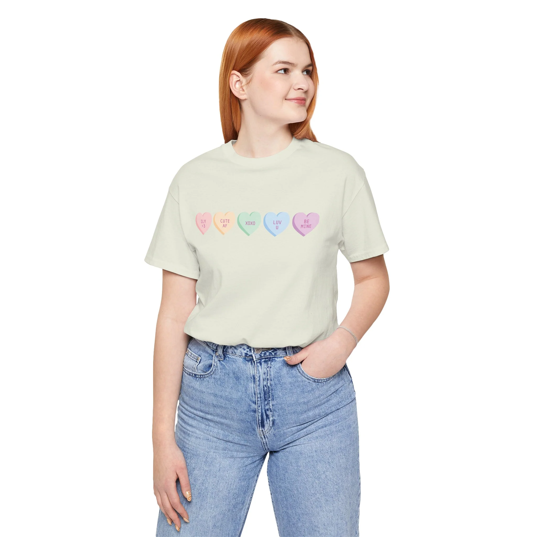 Convo Hearts Unisex Jersey Short Sleeve Tee