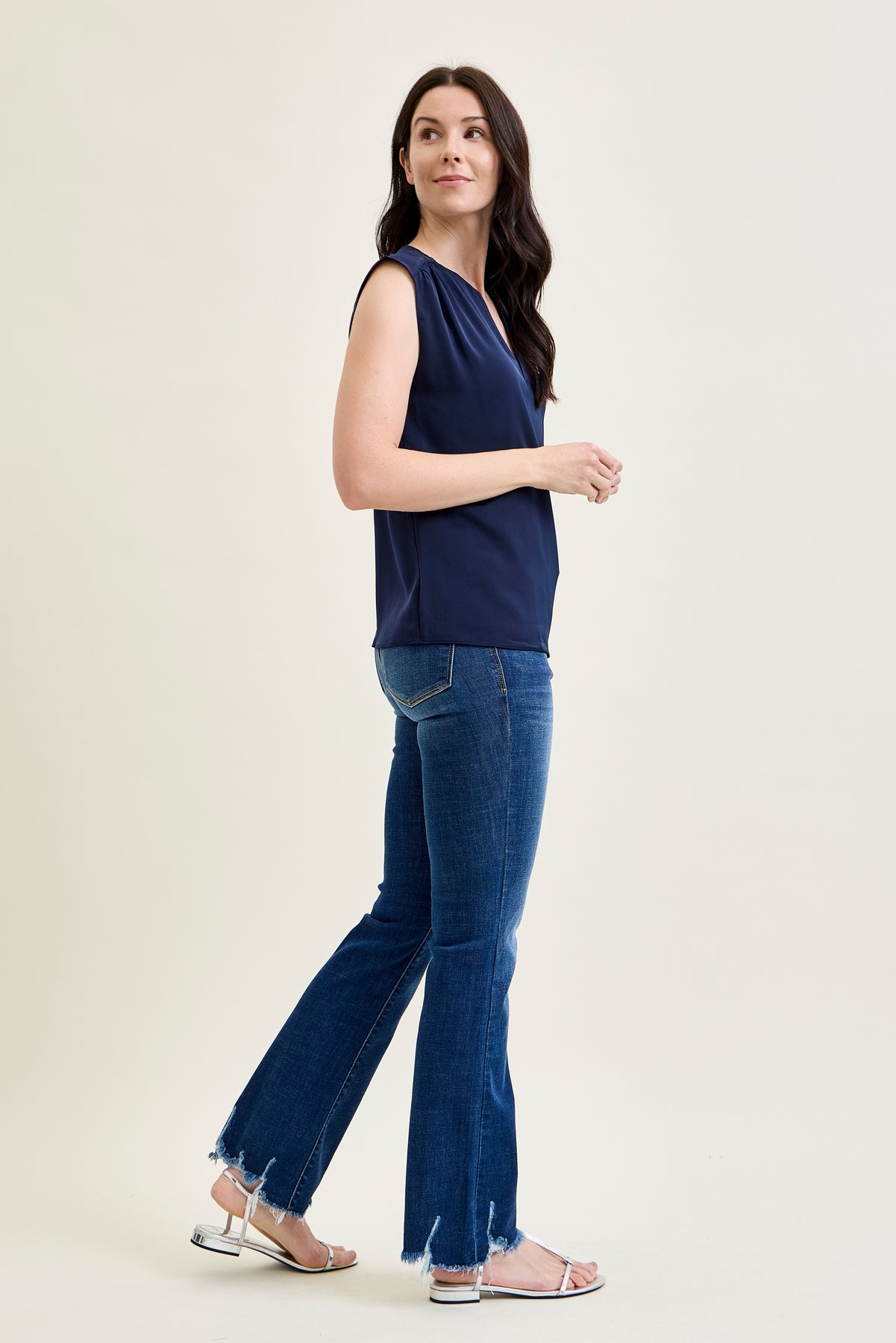 Daisy Non-Distressed Hem Bootcut Jeans