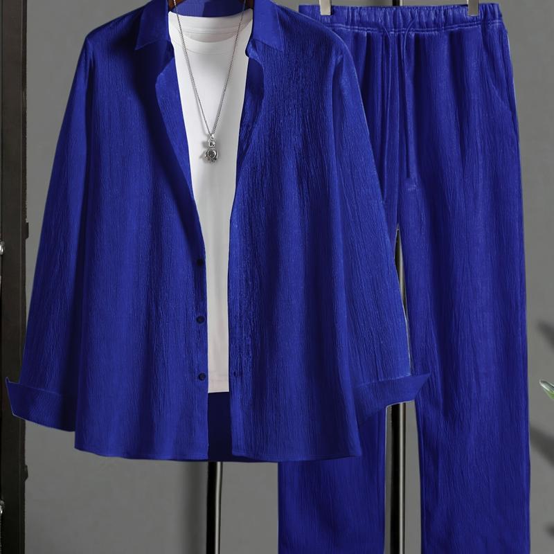 Plus Size Men’s Casual Sport Suit