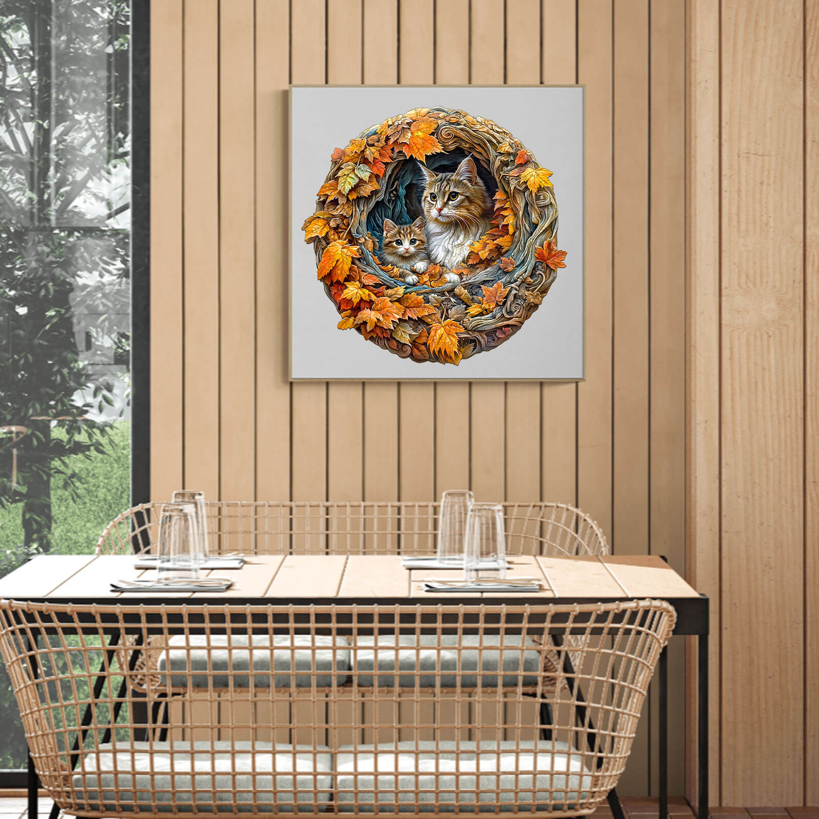 3D  cat mom Jigsaw Puzzle