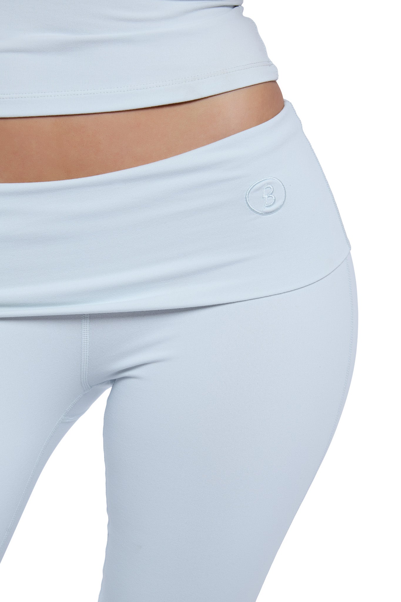 YOGA PANTS (ICE BLUE WHITE)