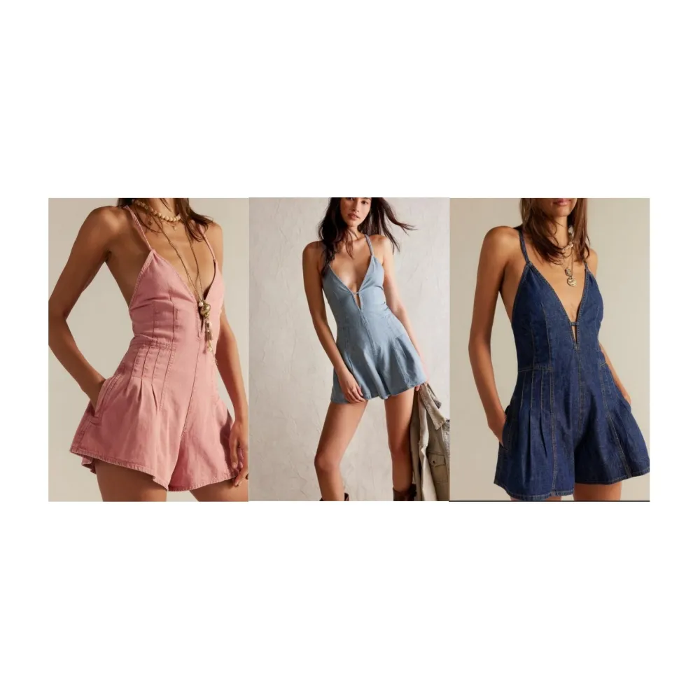 Women's Sleeveless Deep V Neck Shorts (Just $4 Each!)