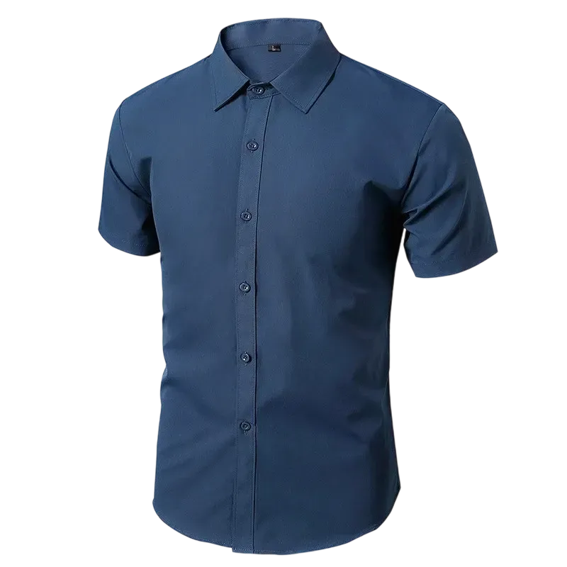 Men'S White Shirt Long Sleeves Free Ironing Business Formal Slim Fit Korean Style Professional Work Men'S White Casual Suit Shirt