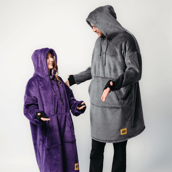 Wearable blanket Oversized with sherpa lining One size fits most.