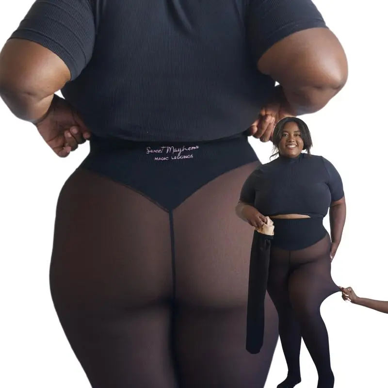 Slim-Fit Fleece Lined Leggings – Flatter Your Curves, Stay Warm