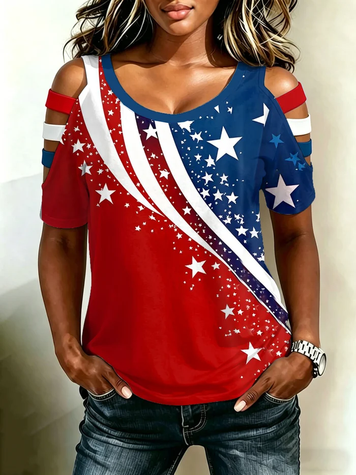 Women's 250th Anniversary Color Block Print T-shirt