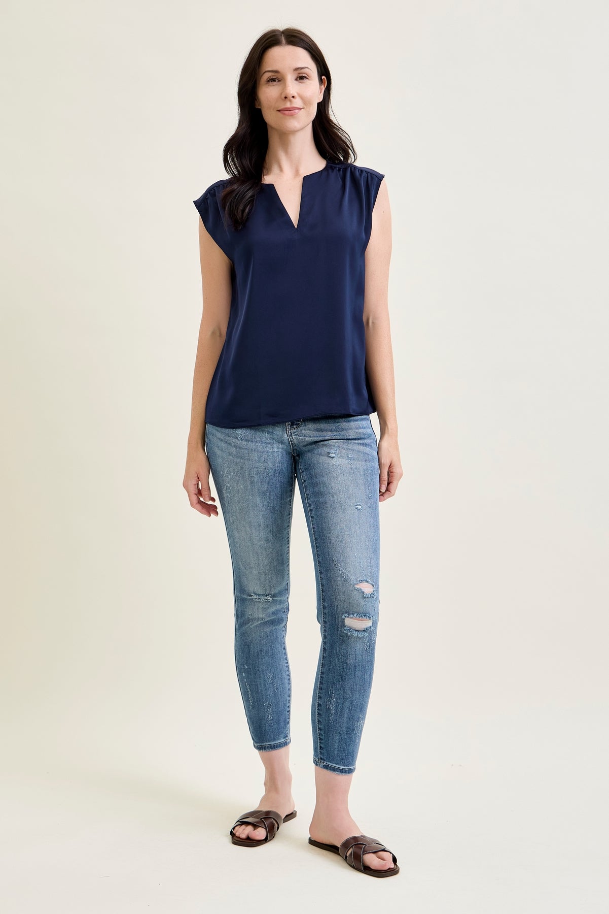 Lilah Distressed Boyfriend Jeans