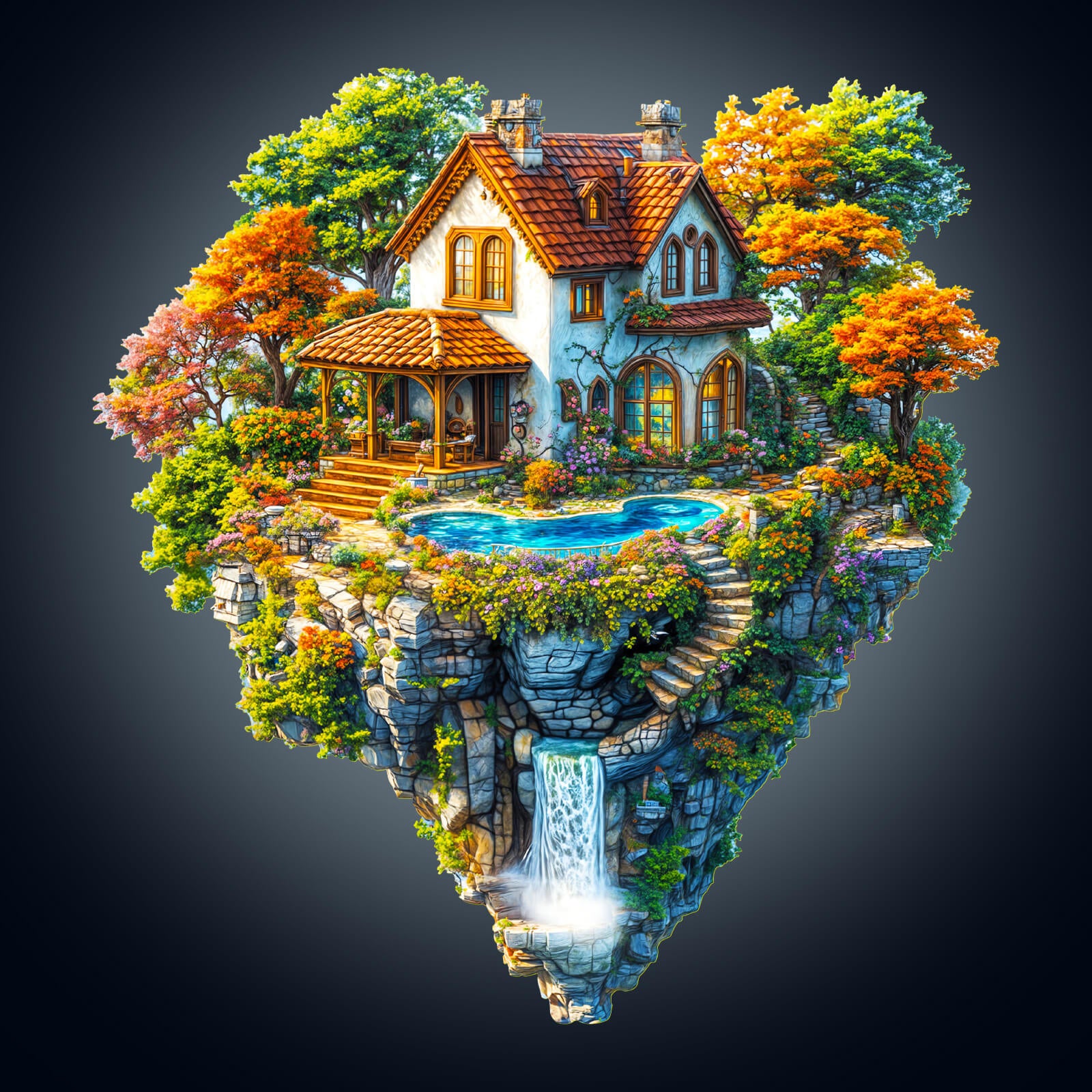 Floating Haven Wooden Jigsaw Puzzle