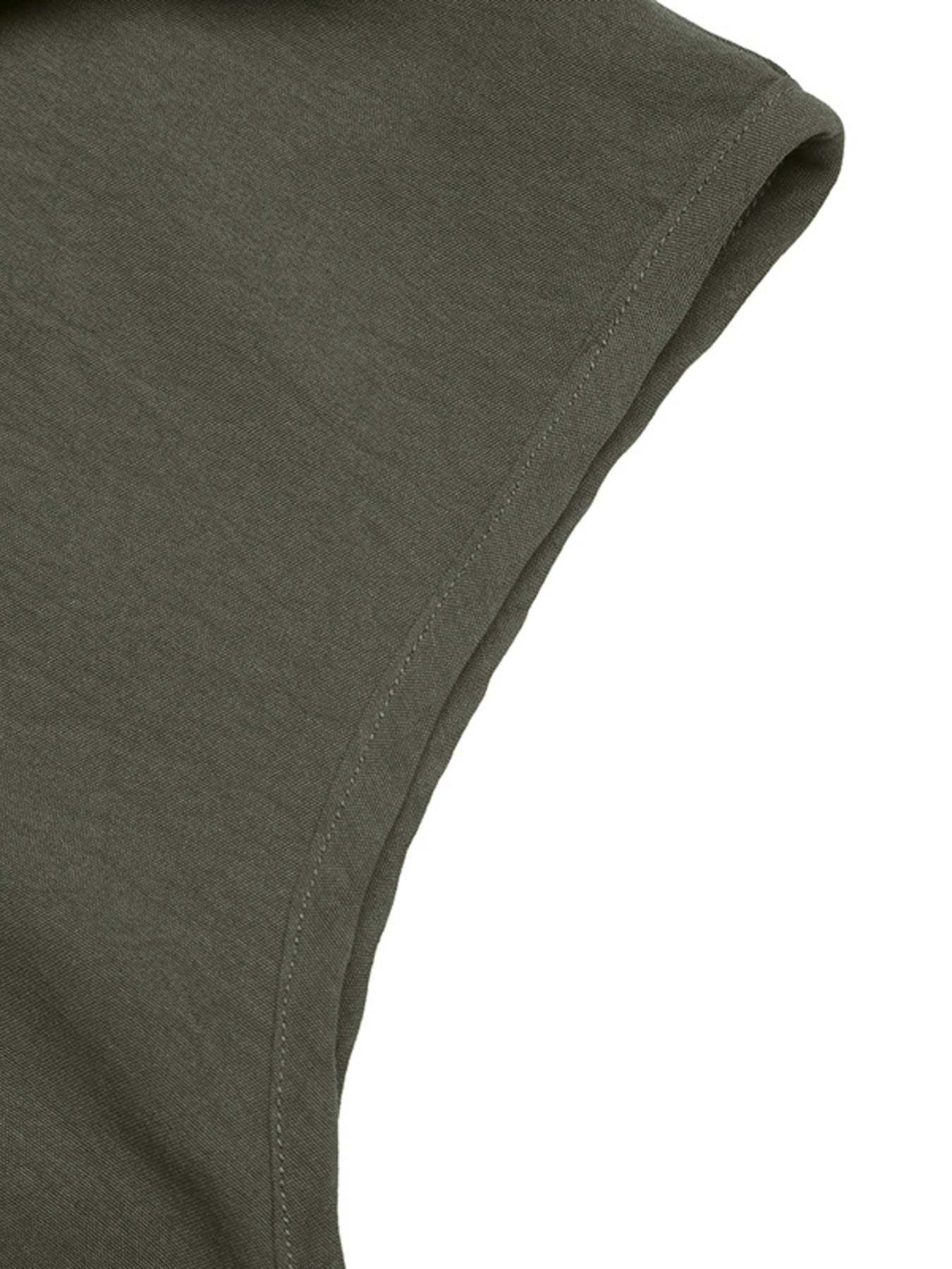 Sleeveless Button-Down Tiered Midi Dress