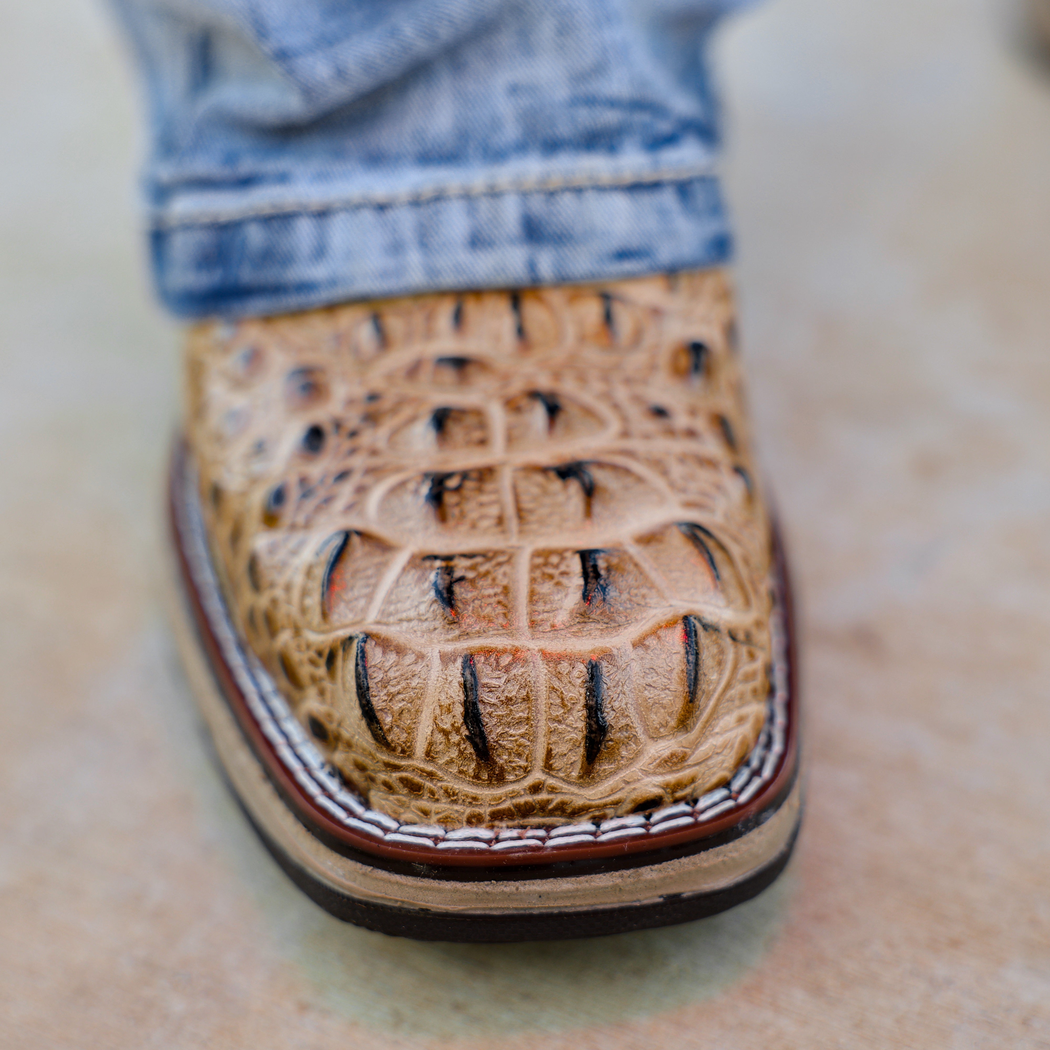 Orix Caiman Neck Leather Boots With 3D Lightweight Sole - Composite Toe