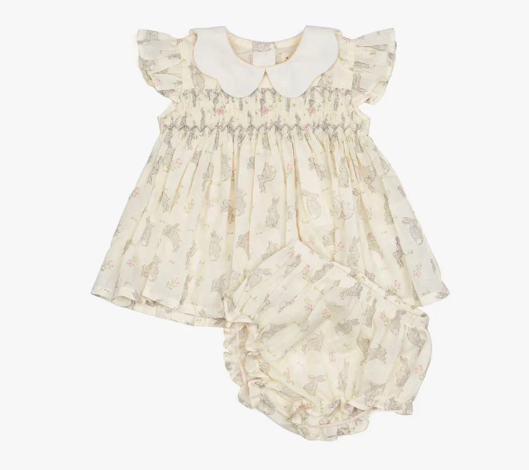 Scallop Two Piece Set - Bunny Meadow