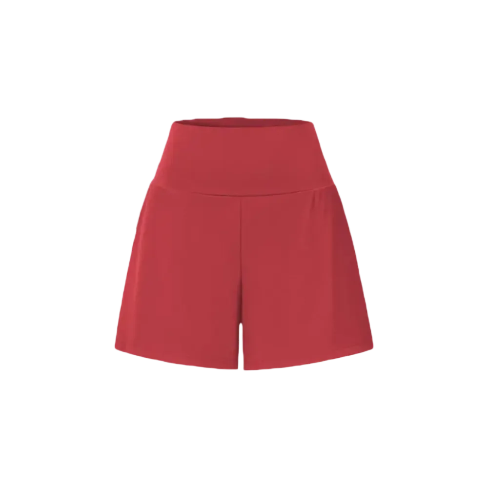 Super High Waisted Back Pocket & Side Hidden Pocket 2-in-1 Yoga Shorts