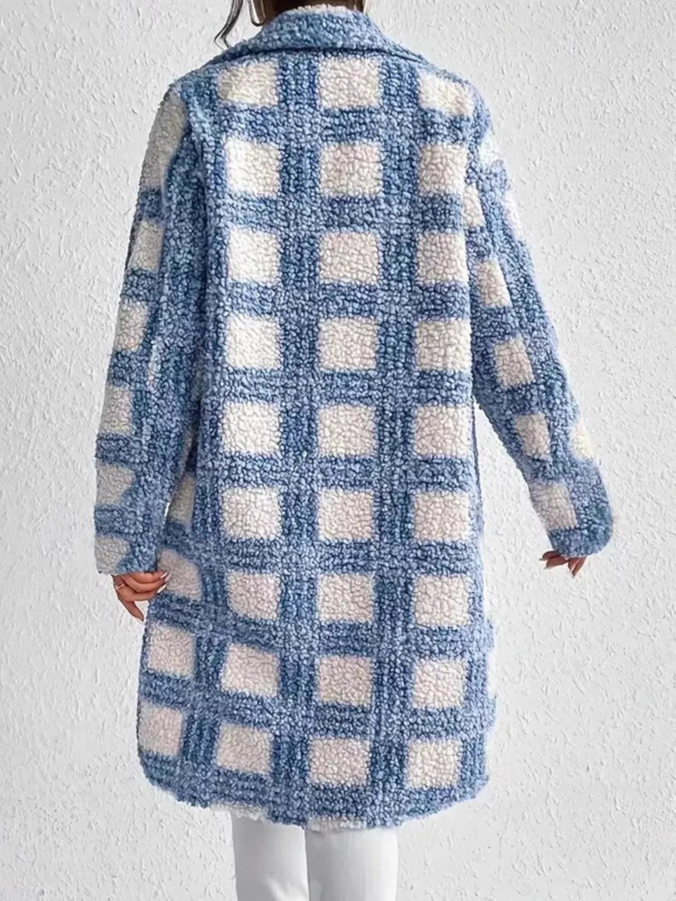 Plaid Fleece Coat - Stylish Warmth for Every Season