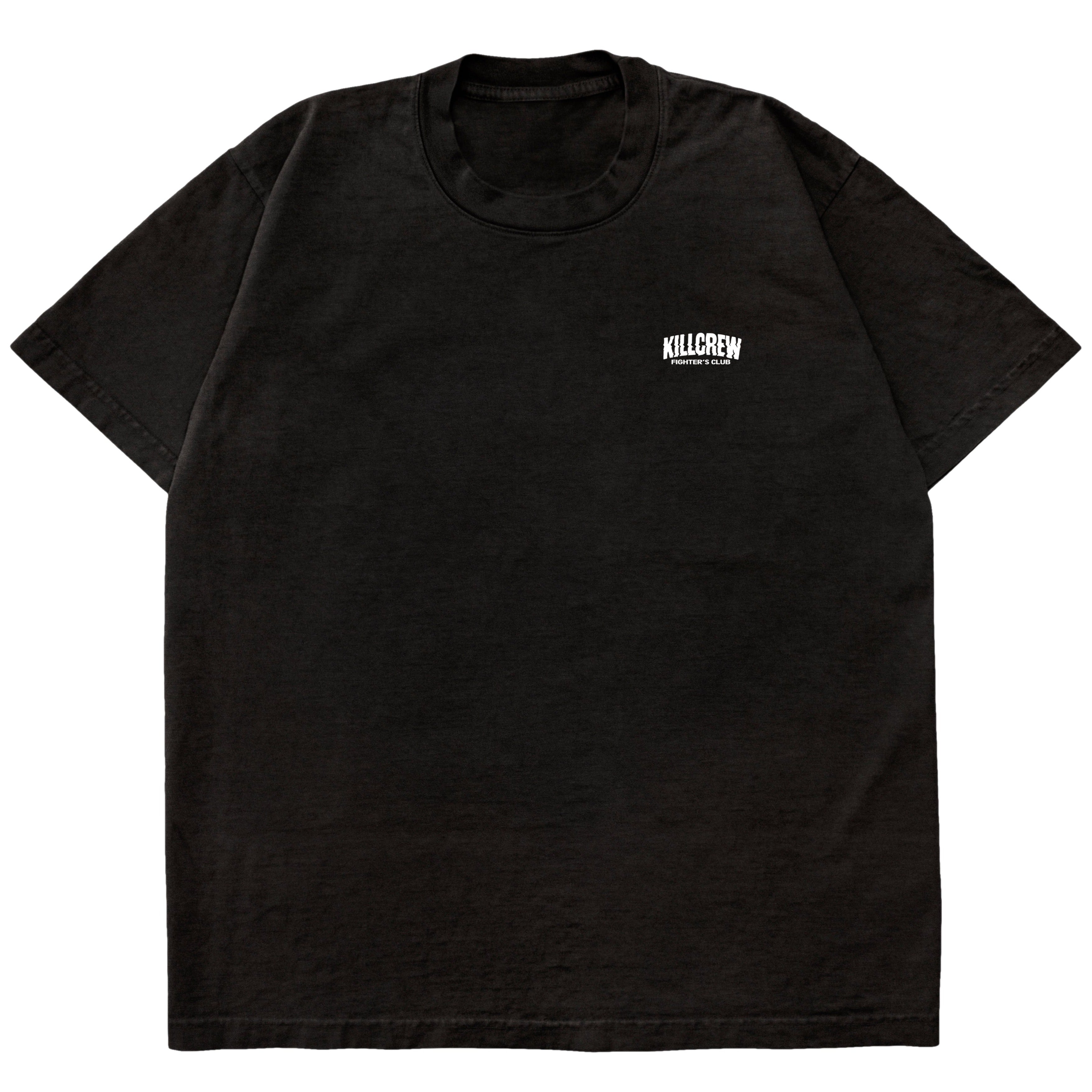 RELAXED FIT RIGOROUS TRAINING T-SHIRT - BLACK / WHITE