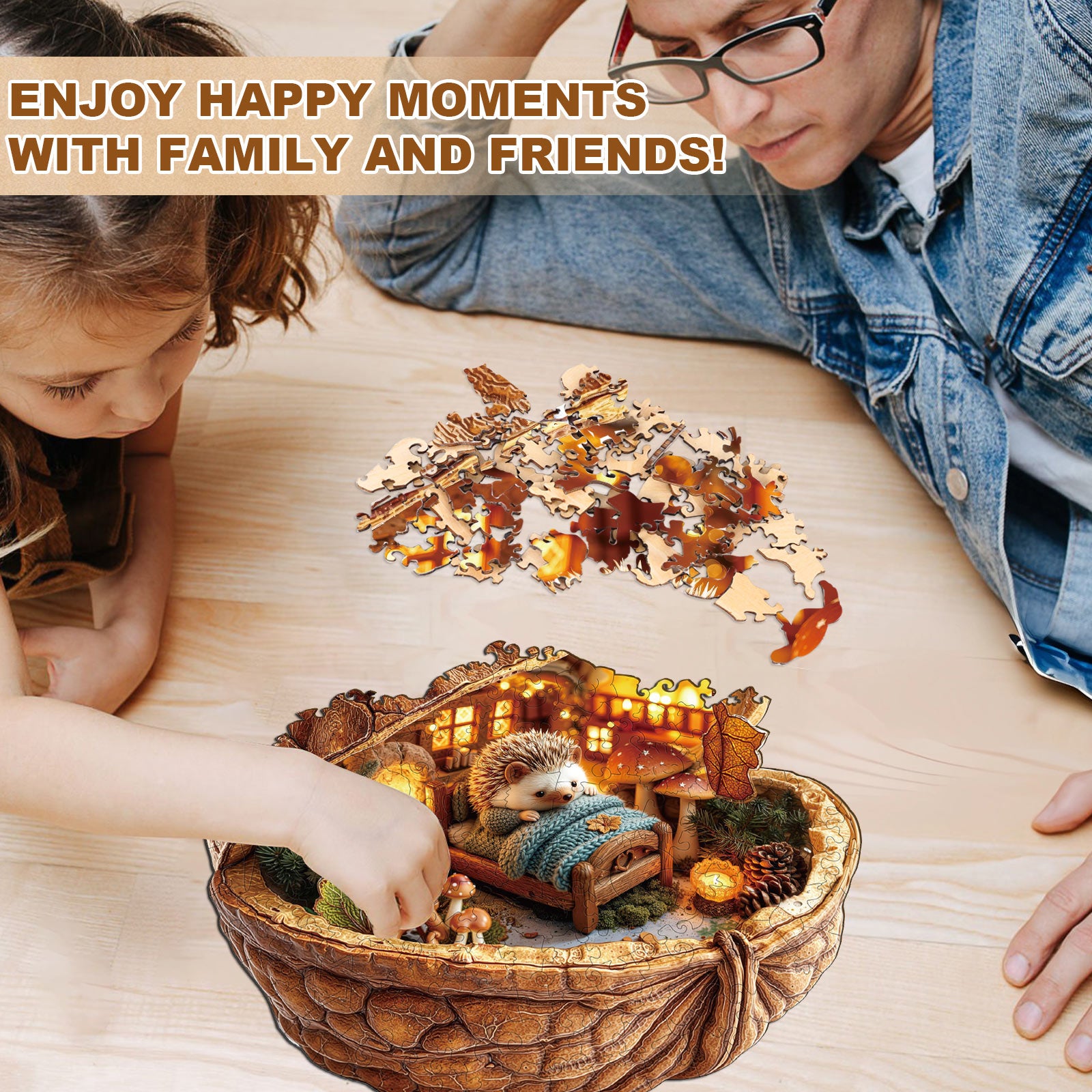 Walnut Dream Wooden Jigsaw Puzzle