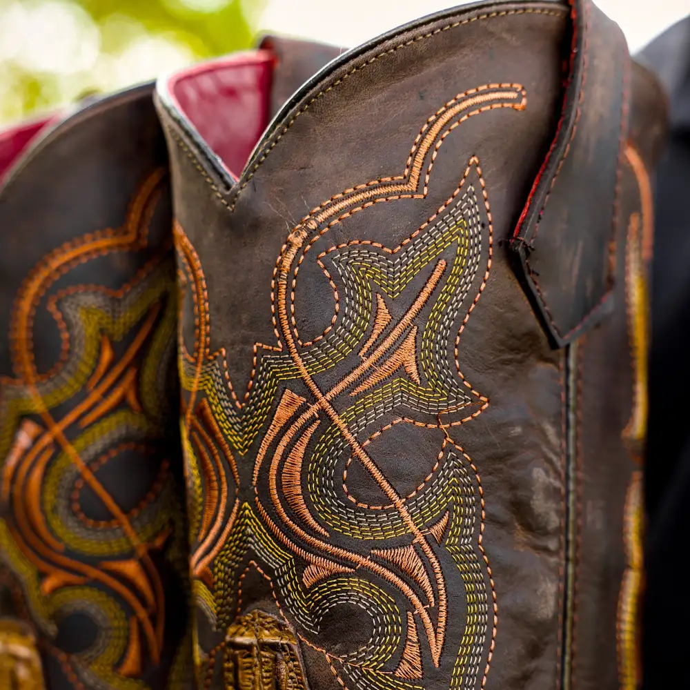 Honey Caiman Hornback Leather Boots With 3D Lightweight Sole - Composite Toe