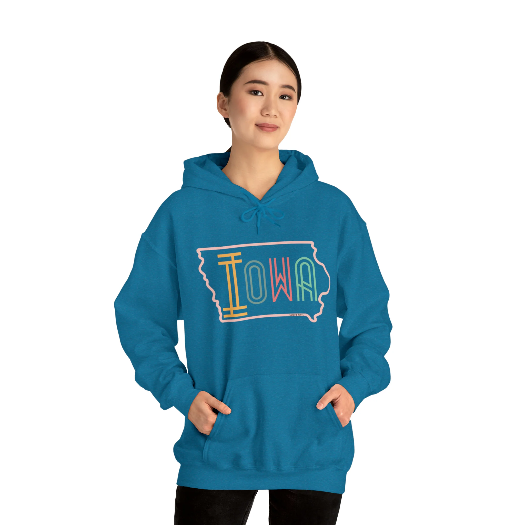 Iowa Light Unisex Heavy Blend? Hooded Sweatshirt