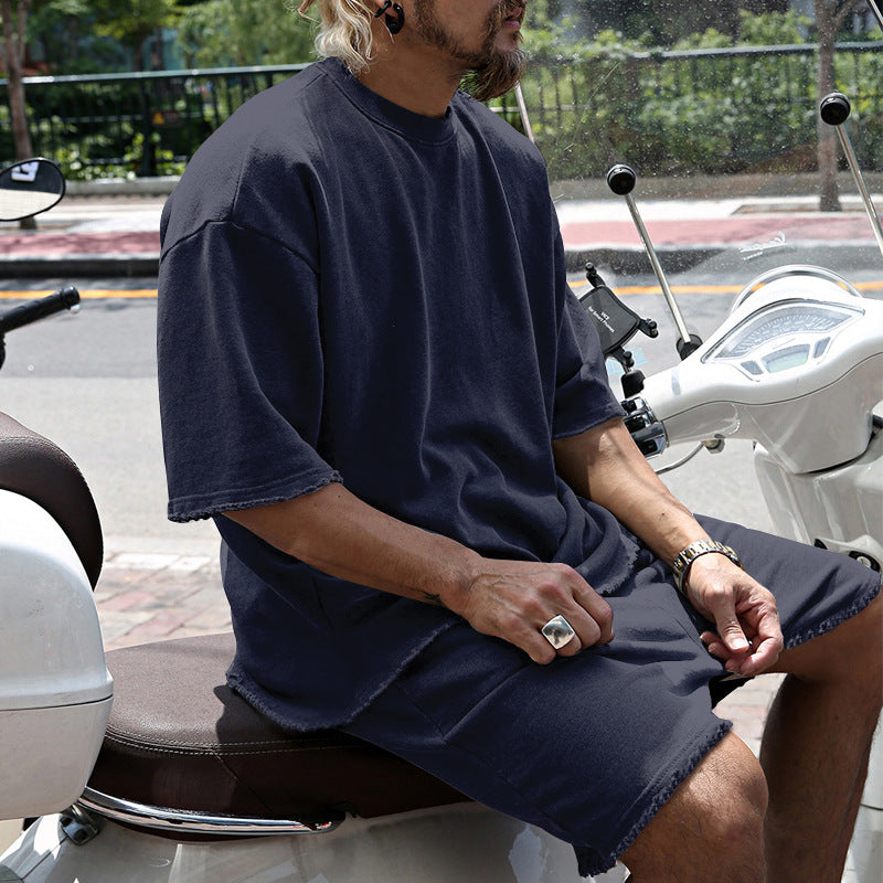 🏃‍♂️ 50% OFF NOW! 🎽 Casual Solid Sleeveless Sports Set – Moisture-Wicking & Loose Fit ☀️🩳