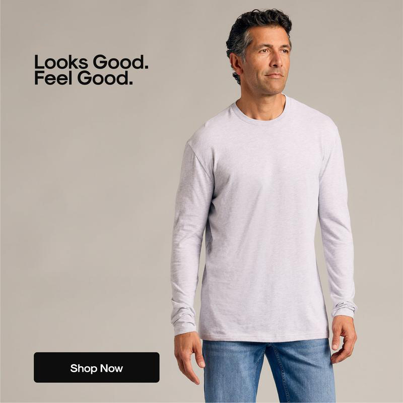 Classic Long Sleeve Crew Neck Tee — Everyday Essential