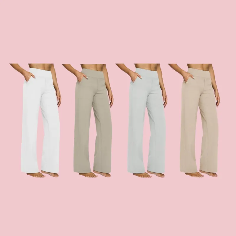 Loose High-Waist Business Casual Pants(Just $3 Each!)